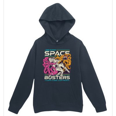 Space Busters Video Game Cartridge Urban Pullover Hoodie