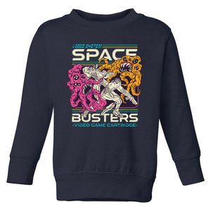 Space Busters Video Game Cartridge Toddler Sweatshirt