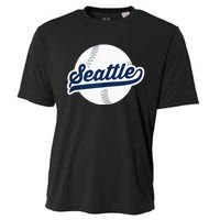 Seattle Baseball Vintage Pride Love City Cooling Performance Crew T-Shirt