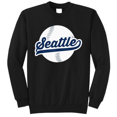 Seattle Baseball Vintage Pride Love City Sweatshirt