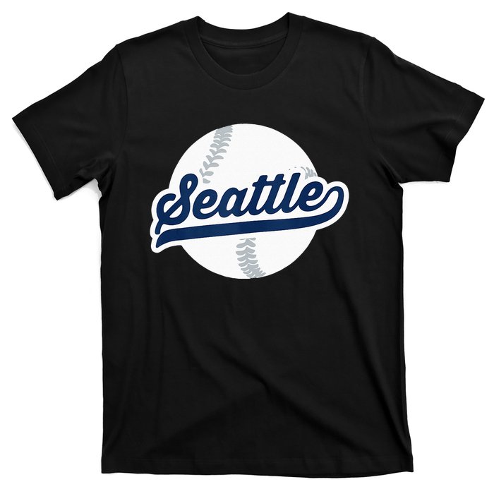 Seattle Baseball Vintage Pride Love City T-Shirt