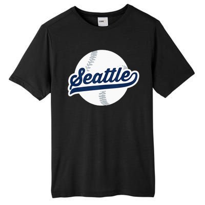 Seattle Baseball Vintage Pride Love City Tall Fusion ChromaSoft Performance T-Shirt