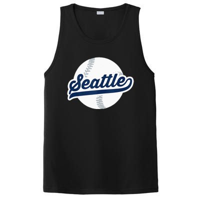 Seattle Baseball Vintage Pride Love City PosiCharge Competitor Tank