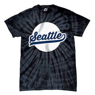 Seattle Baseball Vintage Pride Love City Tie-Dye T-Shirt