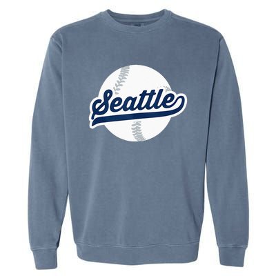 Seattle Baseball Vintage Pride Love City Garment-Dyed Sweatshirt