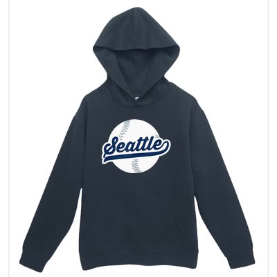 Seattle Baseball Vintage Pride Love City Urban Pullover Hoodie