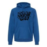 Spooky Babe Vibes Bat Halloween Premium Premium Hoodie