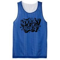 Spooky Babe Vibes Bat Halloween Premium Mesh Reversible Basketball Jersey Tank