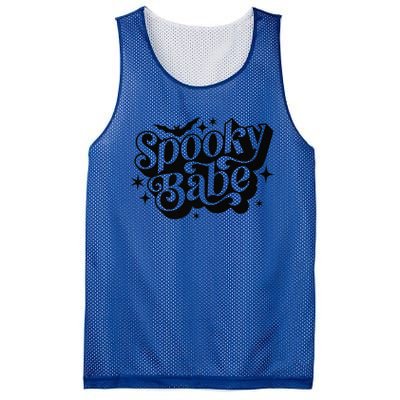 Spooky Babe Vibes Bat Halloween Premium Mesh Reversible Basketball Jersey Tank