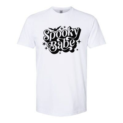 Spooky Babe Vibes Bat Halloween Premium Softstyle CVC T-Shirt