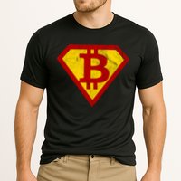 Super Bitcoin Vintage Performance Shirt