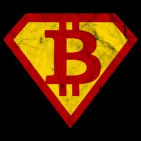 Super Bitcoin Vintage Performance Shirt