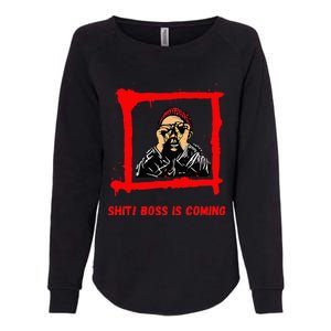 Sudden Boss Visit Panic Stay Cool Impress Succeed Womens California Wash Sweatshirt