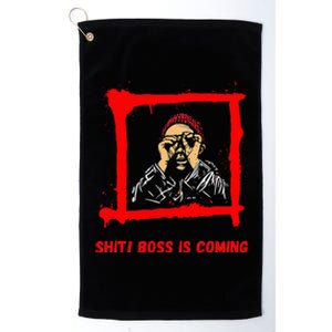 Sudden Boss Visit Panic Stay Cool Impress Succeed Platinum Collection Golf Towel