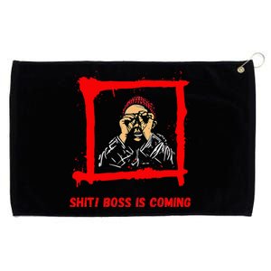 Sudden Boss Visit Panic Stay Cool Impress Succeed Grommeted Golf Towel