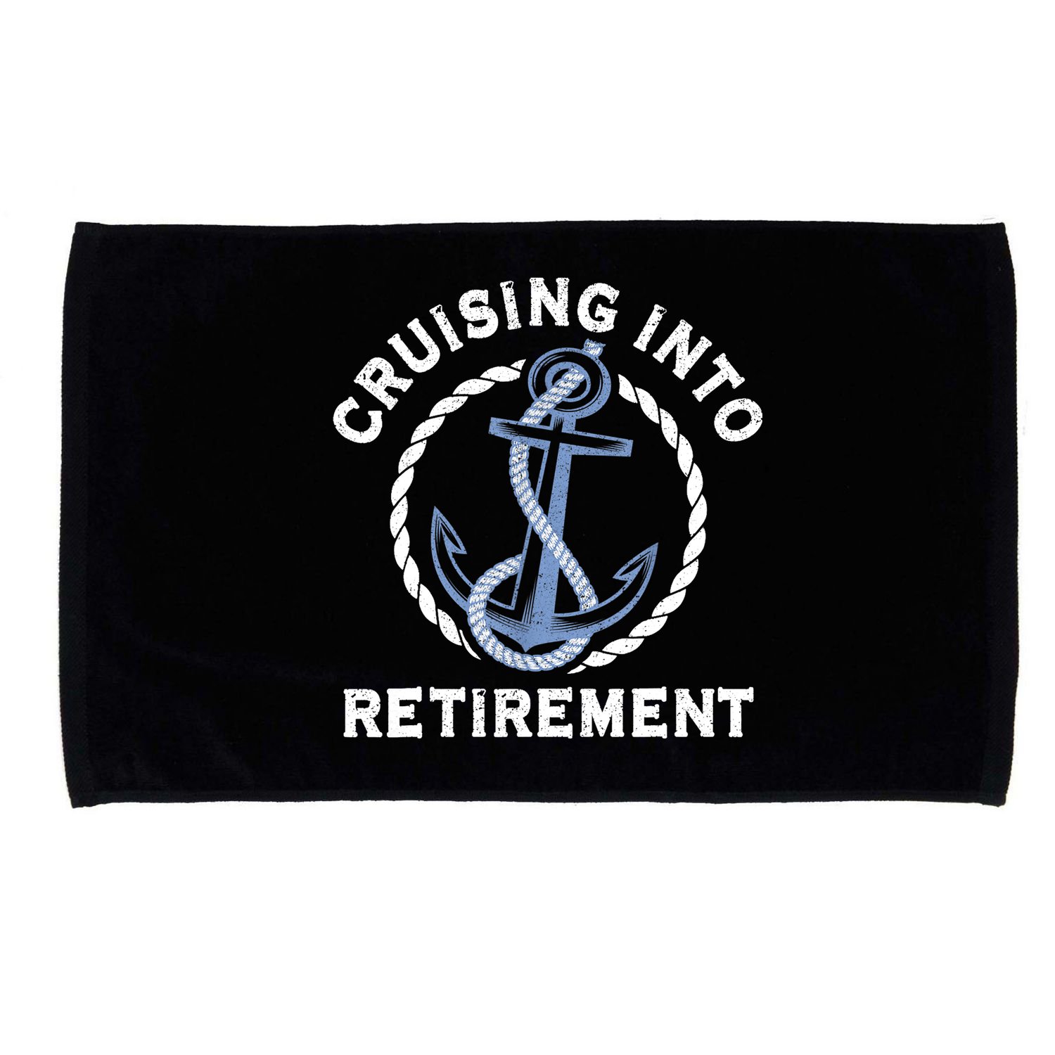 Sailing Boating Vacation Cruising Into Retirement Cruise Microfiber Hand Towel