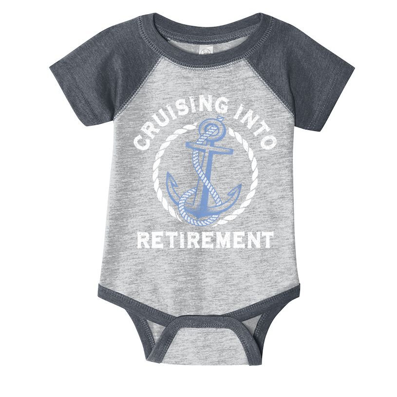 Sailing Boating Vacation Cruising Into Retirement Cruise Infant Baby Jersey Bodysuit