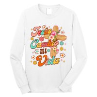 Spanish Bible Verse Christian Faith Jesus Cambio Mi Vida Long Sleeve Shirt