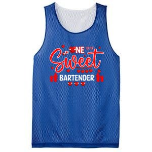 Sweet Bartender ValentineS Day Hearts Proud Job Team Lover Gift Mesh Reversible Basketball Jersey Tank