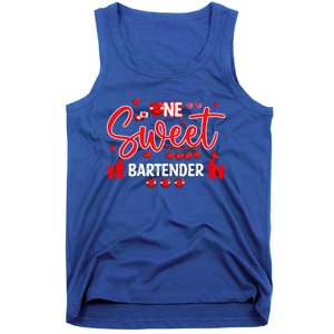 Sweet Bartender ValentineS Day Hearts Proud Job Team Lover Gift Tank Top