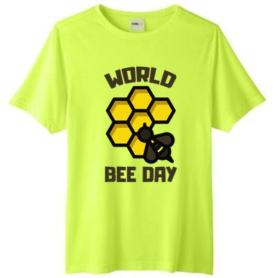 Save Bees World Bee Day Beehive Honey Tall Fusion ChromaSoft Performance T-Shirt