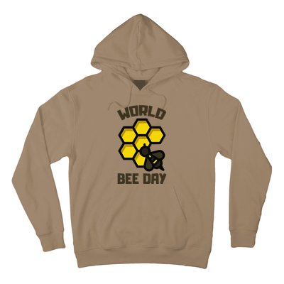 Save Bees World Bee Day Beehive Honey Hoodie