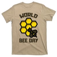 Save Bees World Bee Day Beehive Honey T-Shirt