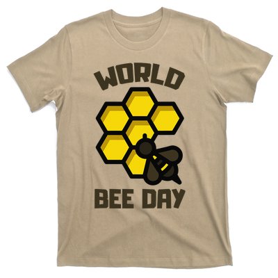 Save Bees World Bee Day Beehive Honey T-Shirt