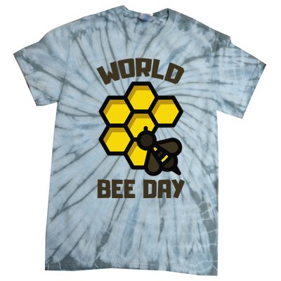 Save Bees World Bee Day Beehive Honey Tie-Dye T-Shirt