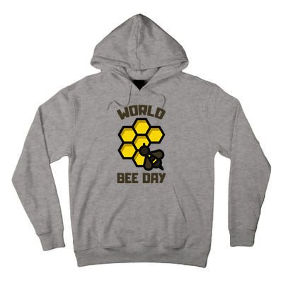 Save Bees World Bee Day Beehive Honey Tall Hoodie