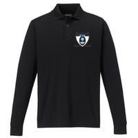 Shield Black Winter Sports Utah Hockey Club Gift Performance Long Sleeve Polo