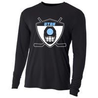 Shield Black Winter Sports Utah Hockey Club Gift Cooling Performance Long Sleeve Crew