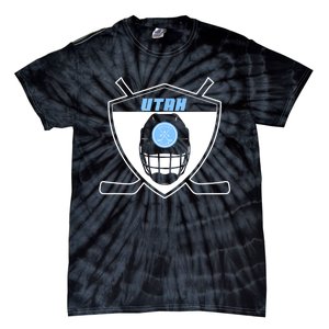 Shield Black Winter Sports Utah Hockey Club Gift Tie-Dye T-Shirt