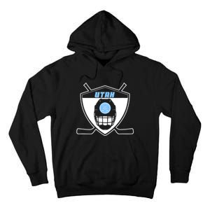 Shield Black Winter Sports Utah Hockey Club Gift Tall Hoodie