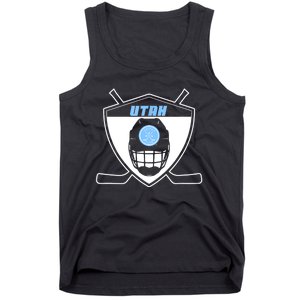 Shield Black Winter Sports Utah Hockey Club Gift Tank Top