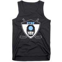 Shield Black Winter Sports Utah Hockey Club Gift Tank Top