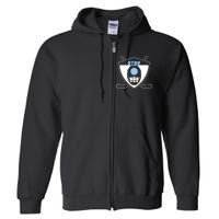 Shield Black Winter Sports Utah Hockey Club Gift Full Zip Hoodie