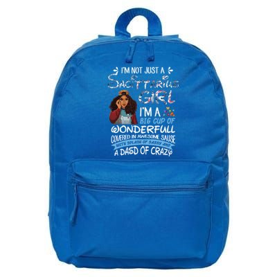 Sagittarius Big Wonderfull Covered Awesome Sassy Crazy Gift 16 in Basic Backpack