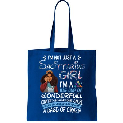 Sagittarius Big Wonderfull Covered Awesome Sassy Crazy Gift Tote Bag