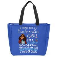 Sagittarius Big Wonderfull Covered Awesome Sassy Crazy Gift Zip Tote Bag