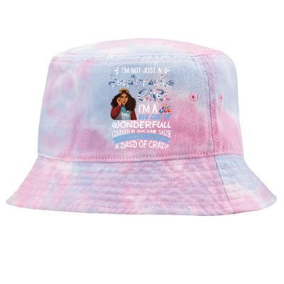 Sagittarius Big Wonderfull Covered Awesome Sassy Crazy Gift Tie-Dyed Bucket Hat