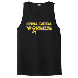 Spina Bifida Warrior Yellow Ribbon PosiCharge Competitor Tank