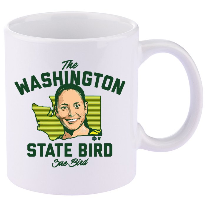 Sue Bird Washington Bird Seattle Basketball 11oz C Handle Ceramic Mug