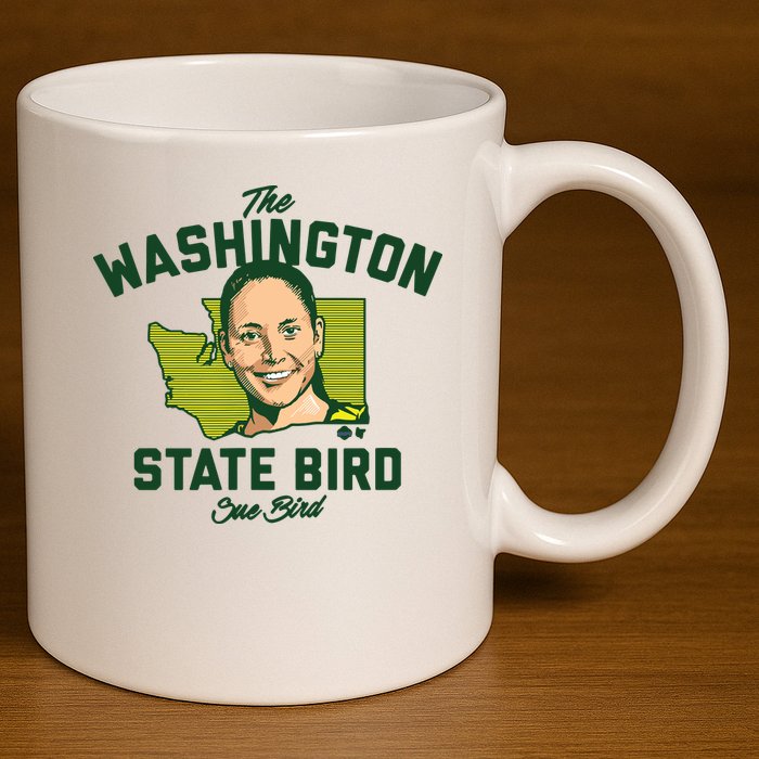 Sue Bird Washington Bird Seattle Basketball 11oz C Handle Ceramic Mug