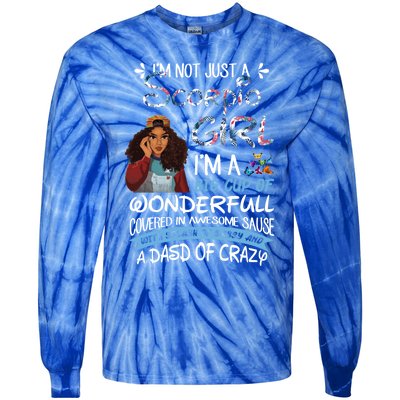 Scorpio Big Wonderfull Covered In Awesome Sassy And Crazy Gift Tie-Dye Long Sleeve Shirt