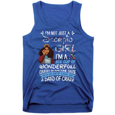 Scorpio Big Wonderfull Covered In Awesome Sassy And Crazy Gift Tank Top