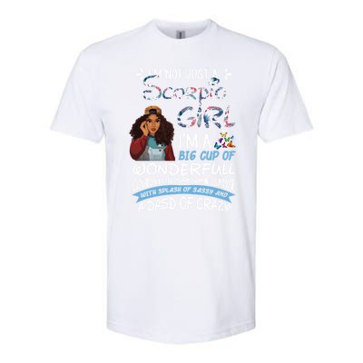 Scorpio Big Wonderfull Covered In Awesome Sassy And Crazy Gift Softstyle CVC T-Shirt