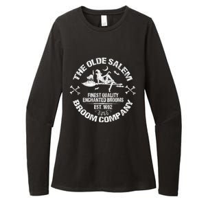 Sexy Basic Witch Olde Salem Broom Company Emblem Herbalist Cute Gift Womens CVC Long Sleeve Shirt