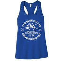 Sexy Basic Witch Olde Salem Broom Company Emblem Herbalist Cute Gift Women's Racerback Tank