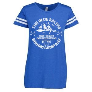 Sexy Basic Witch Olde Salem Broom Company Emblem Herbalist Cute Gift Enza Ladies Jersey Football T-Shirt